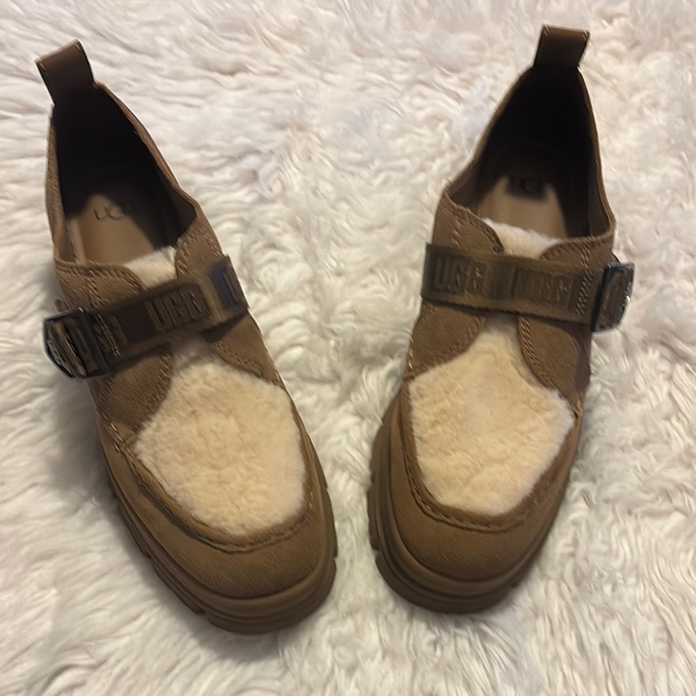 UGG Ashton Shoe Suede, Chestnut, Size 12